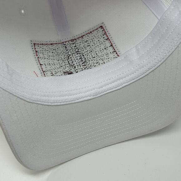 UNLV Rebels Trucker Hat Cap White University Nevada Las Vegas Snapback 6 Panel - Picture 5 of 10